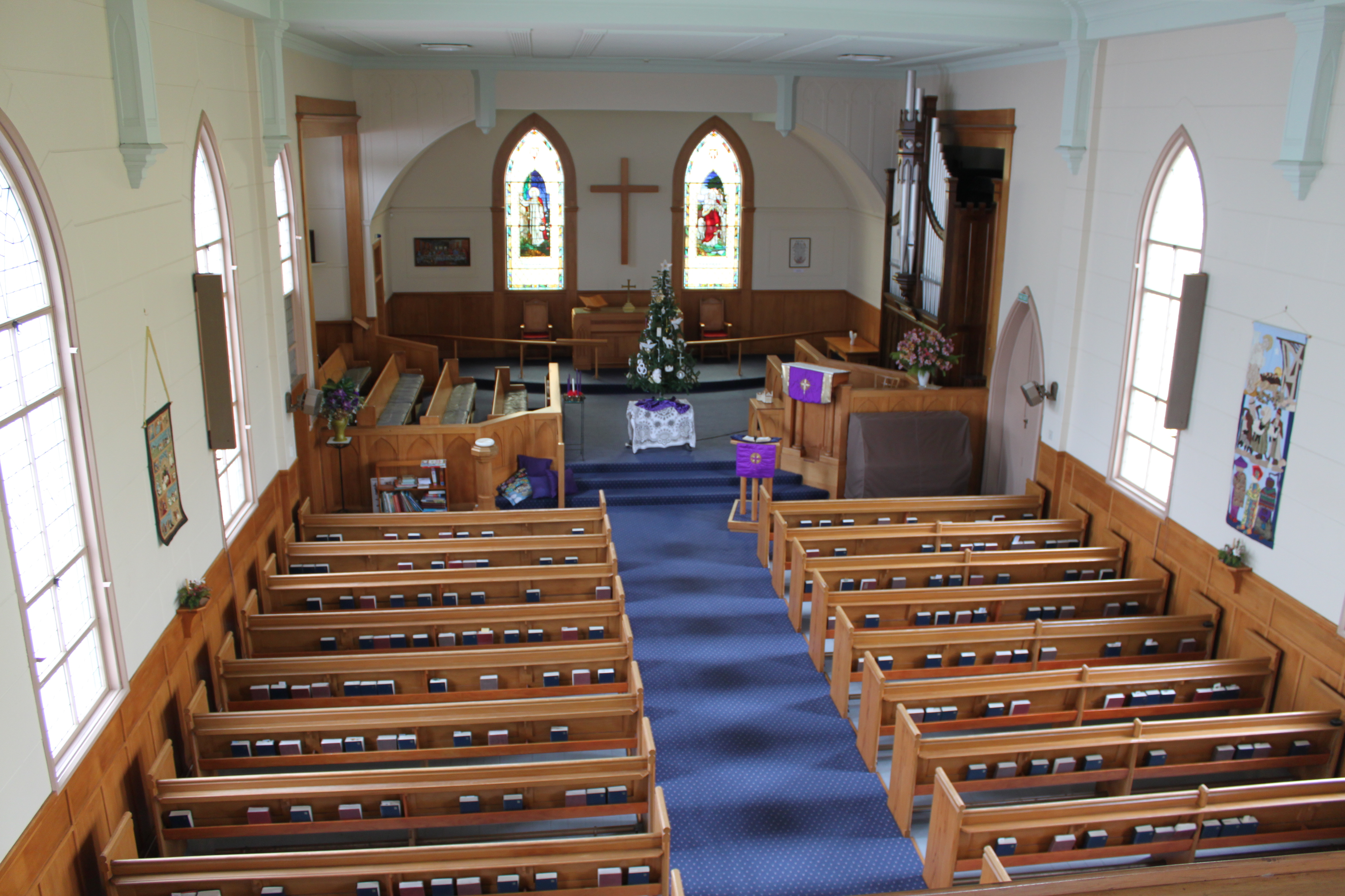 Trinity Methodist Church, Napier - interior